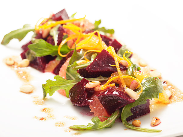 Beet and Citrus Salad with Pinenut Vinaigrette