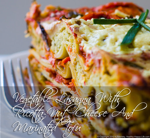 Vegan Lasanga with Ricotta Nut Cheese