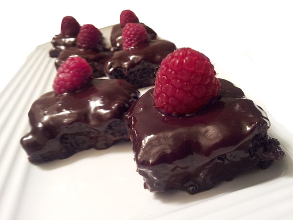 Raspberry Brownies via Profound Hatred of Meat