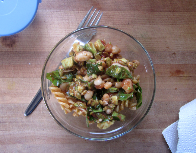 Keen Bean Pasta Salad for One