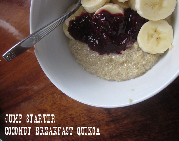 Jump starter Coconut Breakfast Quinoa
