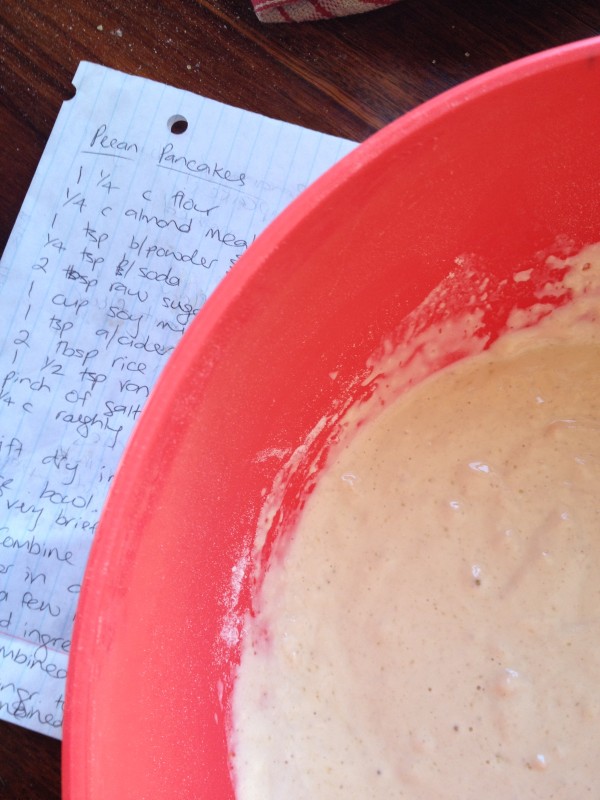 Vegan Pecan Pancake Batter