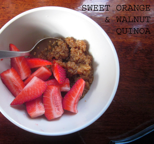 Kitchen Rebellion Vegan Sweet Orange Quinoa
